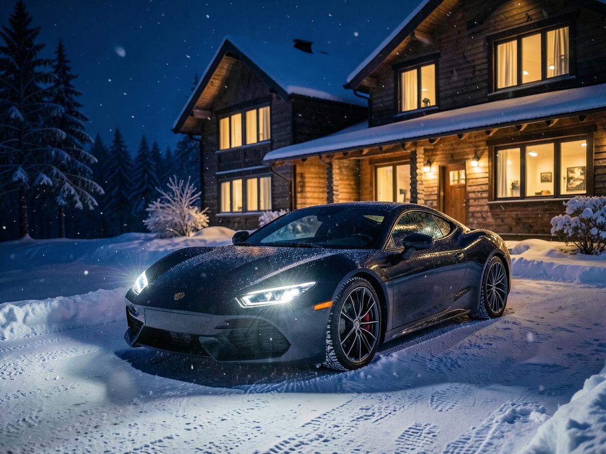 Luxury Car Arrival