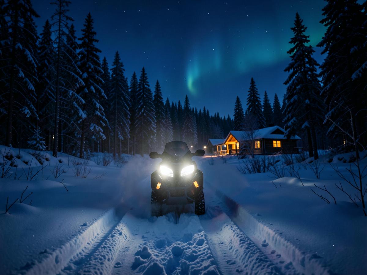 Snowmobile Arrival